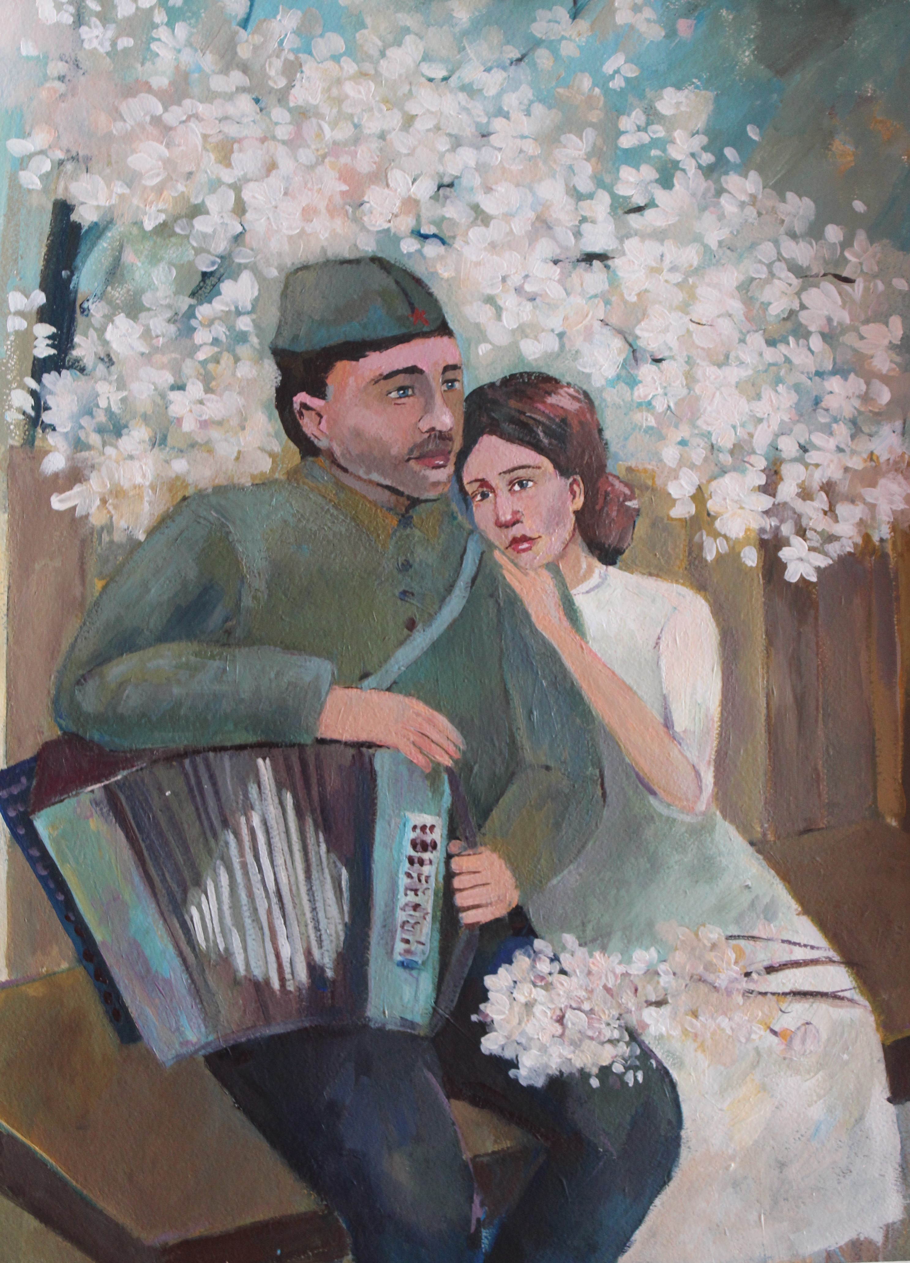 И был тот май, цветы, салют и слезы...